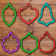 todo.png Christmas ornaments cookie cutter set