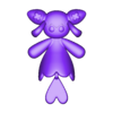 Amione_Red.stl Amione (Orange Flower & Blue Diamond Flexi) + Ornament Versions | Palworld STL | No Supports | FDM Friendly