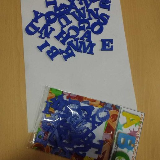 STL file Solid alphabet flashcards 🧸 ・Model to download and 3D print・Cults