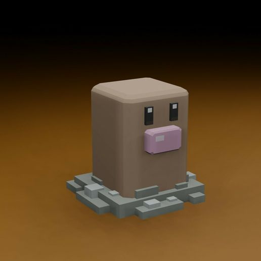 Free STL file POKEMON QUEST diglett・Object to download and to 3D print ...