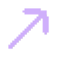 Minecraft Diamond Pickaxe.stl Minecraft Diamond Pickaxe