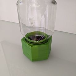 jar-planted.jpg Free STL file Upcycle Jar Greenhouse - for bigger prints without support・3D printing template to download