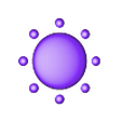UFO Toy Dome and Lights.stl UFO Toy with Base
