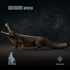 SARCO_COLOR1.png Sarcosuchus imperator: The Crocodile that ate Dinosaurs