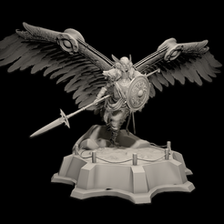 Screenshot_41.png Free STL file Valkyrie Statue・Design to download and 3D print