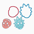 sdggghh.png STL file RICK AND MORTY 1 / COOKIE CUTTER・3D print model to download