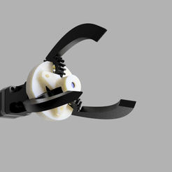 gribber.png STL-Datei 3-Finger-Greifer (Roboterarm)・Design zum Herunterladen und 3D-Drucken