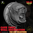1.png Cave Troll for wall decoration - The Lord of the Rings