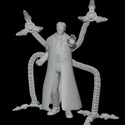 doc-octopus.png Archivo STL Movie Doctor Octopus Marvel Figure・Modelo imprimible en 3D para descargar, xandarianbird