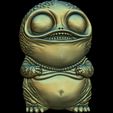 Cute-Alien-Baby-Relief-2.jpg Cute Alien Baby Relief, Key Chain ,  Pendant STL file for 3d printing or CNC