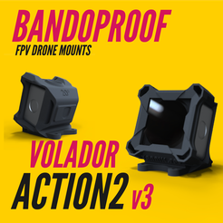 Custom_Bandoproof_Mounts_Zeichenfläche-1-28.png Файл STL BANDOPROOF V3 // ACTION2 // FlyfishRC VOLADOR (все версии)・3D-печатная модель для загрузки