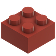 Bricks-2x2-v1.png STL file Building Bricks・Model to download and 3D print, Upcrid