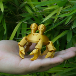 04.png STL file Little Crab・3D printable model to download