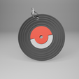 vinyl.png Retro Vinyl Record Keychain