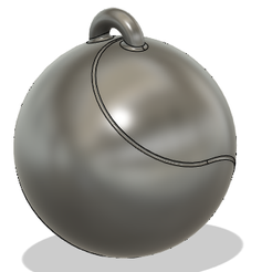 tennisball.png Fichier 3MF Porte-clés balle de tennis・Plan pour impression 3D à télécharger