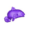 KOI FISH STATUE.stl Koi Fish 3D print model