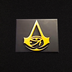 Origins.png Download STL file Assassins Creed Origin Logo Wall Decor • 3D printable template, PMP_Creationz