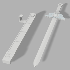 2023-01-28_17h49_33.png Fichier STL Power Rangers MMPR Thundermegazord Épée et Scabbard・Modèle à télécharger et à imprimer en 3D