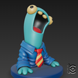 SNAG-1274.png Screaming Office Monster - 3D Model for Printing