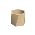 1.png 3D file twisted hexagonal cement pot mould・3D printer model to download, EngineerFer