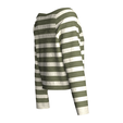 Girls-Long-Neck-Sweater-With-Bottom_2.png Girls Long Neck Sweater With Bottom | Marvelous / Clo3d / obj / fbx