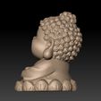 BabyBuddha4.jpg Free STL file baby buddha・3D print design to download