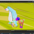 Captura-de-pantalla-127.png BEAR BEAR - DOWNLOAD BEAR 3d Model - Animated for Blender-Fbx-Unity-Maya-Unreal-C4d-3ds Max - 3D Printing BEAR BEAR - CARTOON - 2D - KID - KIDS - CHILD - POKÉMON