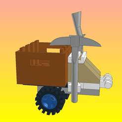 New-Model-01.png OBJ file NotLego Lego Archaeologists wagon Model 1278/5903・3D printable model to download