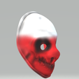 3.png Archivo STL gratis Máscara de lobo PayDay・Objeto de impresión 3D para descargar