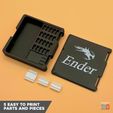 2.jpg Mini caja de herramientas imprimible en 3D para máquinas Creality | ¡También compatible para Prusa, Anker, Anycubic y más!