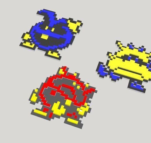 Dr_Mario_vue_3D.JPG Dr Mario virus 8 bits sprite (multilayer)