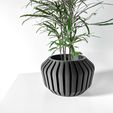 untitled-2193.jpg The Vaki Planter Pot with Drainage | Tray & Stand Included | Modern and Unique Home Decor for Plants and Succulents  | STL File