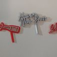 Photo-Toppers.jpg STL file Tiny New Years Hat 2023・Template to download and 3D print