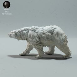polar_bear_walk_1.jpg STL file Polar Bear・3D print model to download