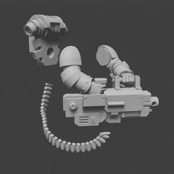 HW_rivet_00.jpg STL file Heavy Rivet gun UPSCALED Heavy weapon - 3 poses・3D printable design to download