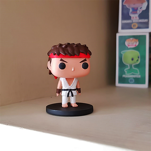 🇷🇺 RYU - STREET FIGHTER FUNKO POP・ STL File for 3D printing・Cults