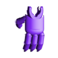 GLAMROCK FREDDY OPEN RIGHT HAND.stl Gamrock Freddy FNAF（Five Nights At Freddys）安全漏洞铰接公仔