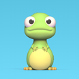 Cod288-Stylized-Cartoon-Frog-1.png Archivo 3D Rana estilizada de dibujos animados・Diseño imprimible en 3D para descargar