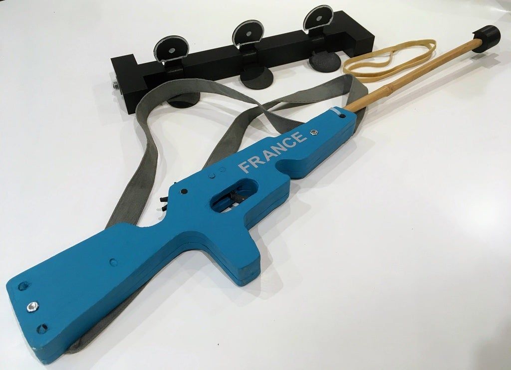 IMG_2689.jpg Télécharger le fichier STL gratuit Pistolet à élastique : fusil de biathlon • Objet imprimable en 3D, Locorico