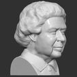 11.jpg Queen Elizabeth II bust 3D printing ready stl obj