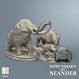 mmf_neander_beasts.jpg Ice Age Beasts - Mammoth Rhino and Boar