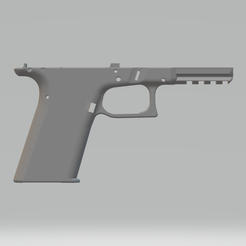 STL file Glock 17 P80 Rails with Tool Stippling 🔫・Model to download and 3D  print・Cults