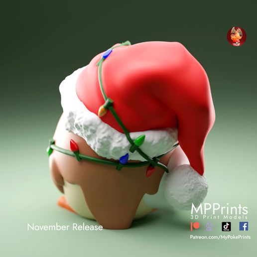 color-3-copy.jpg Santa Rowlet and tree ornament- presupported and multimaterial