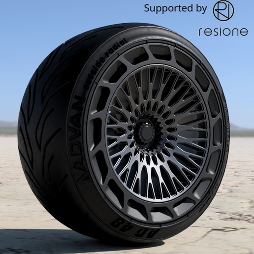 brixton-forged-rims-tr20-2112.png Brixton Forged tr20 Rims 3d model for printing hot wheels and scale models