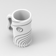 untitled.3.png Mug 3d model with yin and yang symbol STL OBJ And SOIDWORKS File 3D model