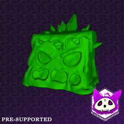Oozeling-cube_front.png 3D file Oozeling Cube・3D printable model to download, BlackcrestMiniatures