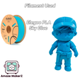 AmazeMakerZ_Carpenter_Flexi05.png Carpenter + Keychain 3MF | Multicolor 3D Printing