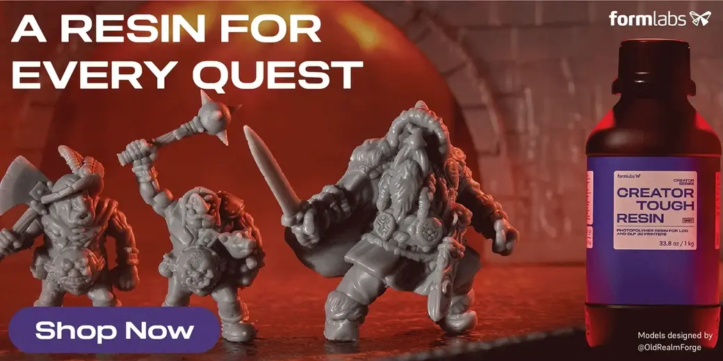 Bring Professional Quality Home - Formlabs Creator Series Resins