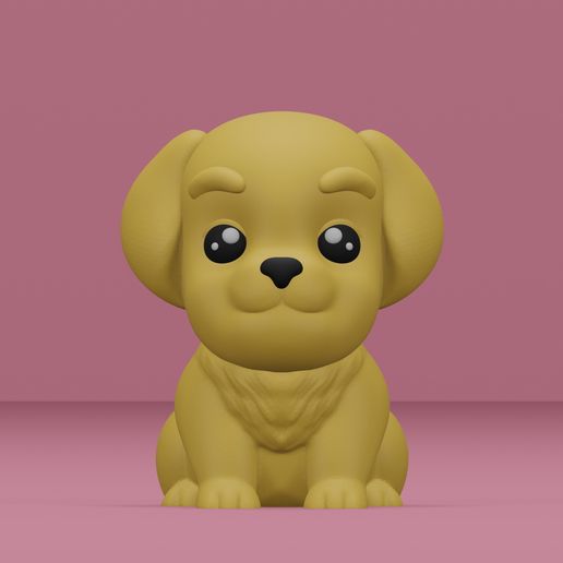 1.jpg golden retriever : multicolore fichier inclus