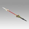 7.jpg Elsword Ara Haan Spear Cosplay Weapon Prop
